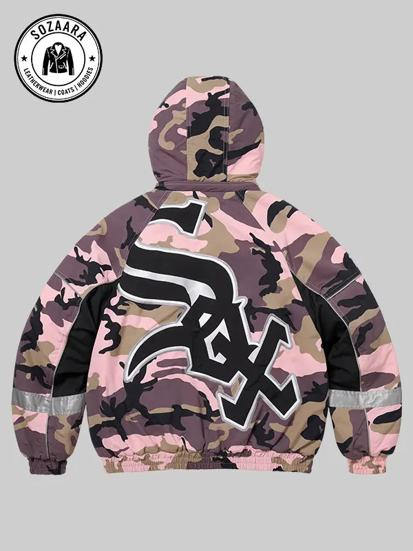 Chicago White Sox x Supreme Stadium Jacket Pink Camo