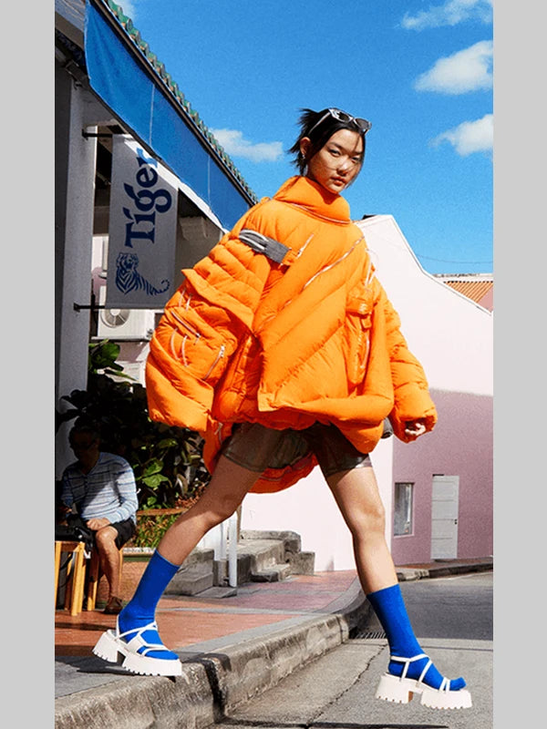 Cooling System Tiger Beer Summer Puffer Jacket IZZY DU