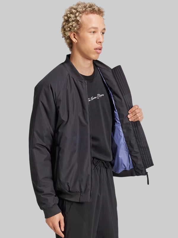 D11  Black Bomber Jacket Adidas 