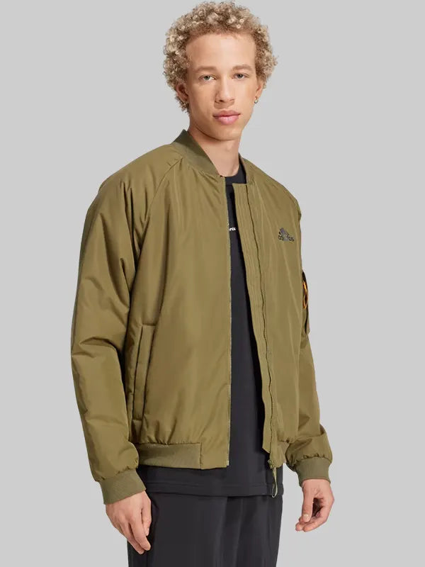 D11 Green Bomber Jacket Adidas 
