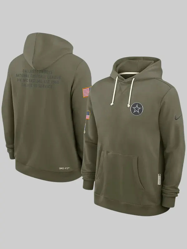 Dallas Cowboys Salute to Service Hoodie 2025
