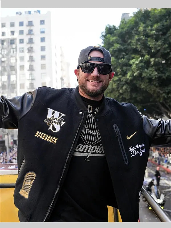 Dave Roberts Dodgers World Series Championship Parade Jacket
