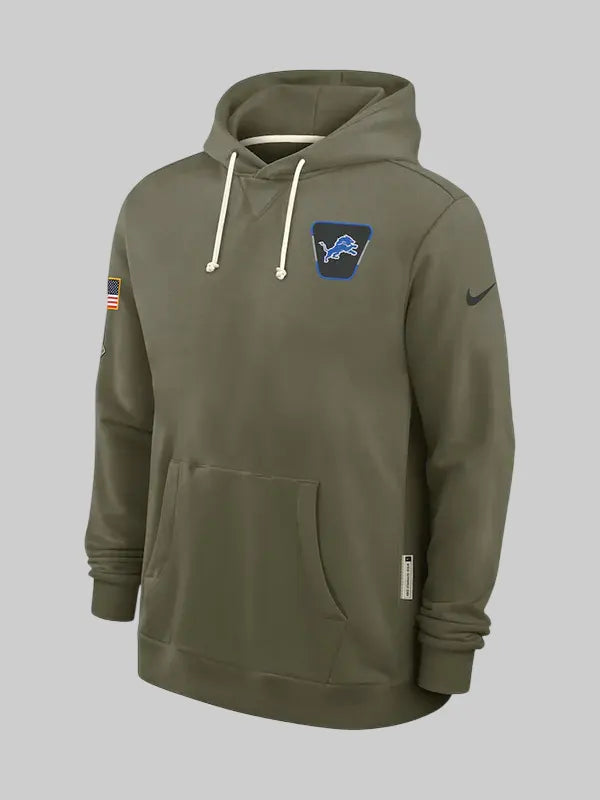 Detroit Lions Salute to Service Hoodie 2025