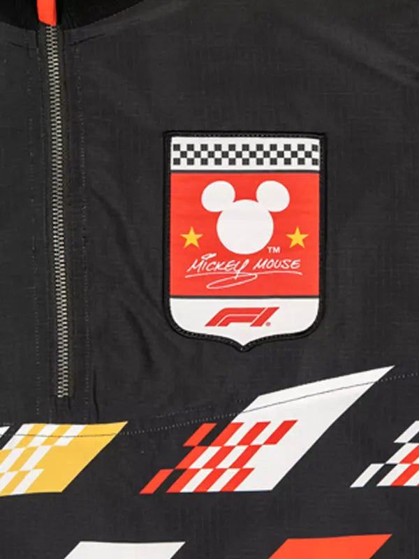 Disney x Formula 1 Black Windbreaker Jacket
