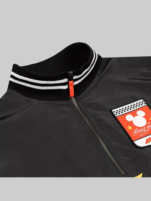 Disney x Formula 1 Black Windbreaker Jacket Color for Adults
