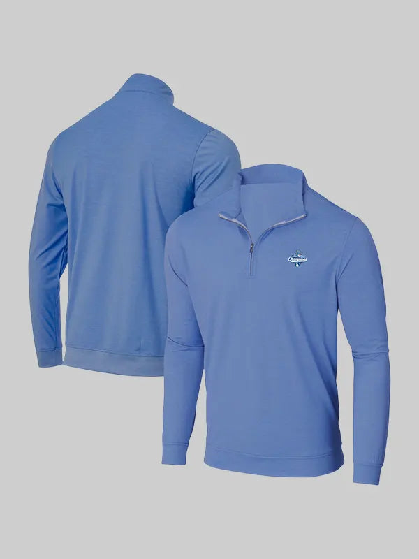 Dodgers Powder Blue 2025 World Series Champions Half-Zip Jacket
