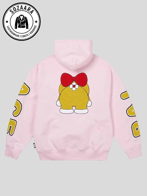 Doraemon Palace Hoodie Pink