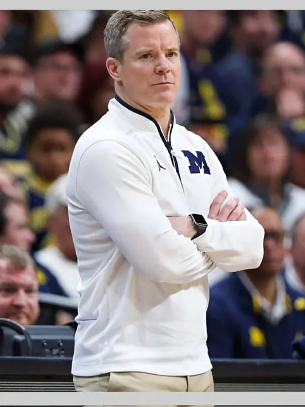 Dusty May Michigan Wolverines Half-Zip Sweatshirt