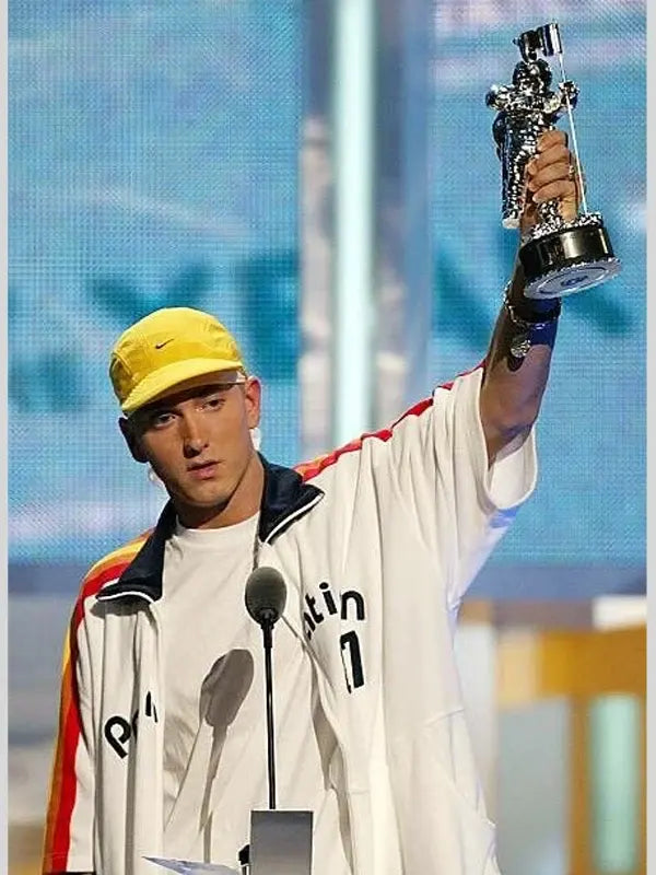 Eminem Fashion White Jacket