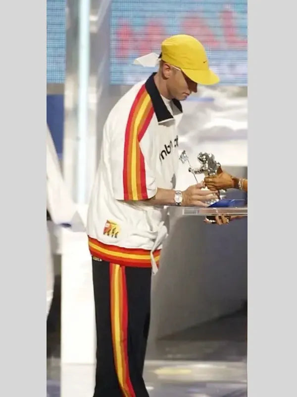 Eminem White Bomber Jacket