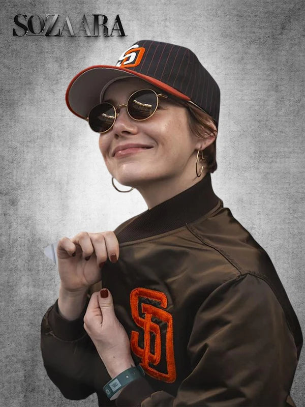 Emma Stone Padres Jacket