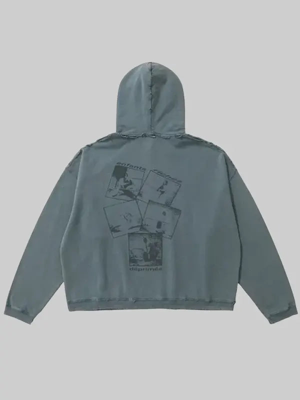 Enfants Riches Deprimes Erd School Days Blue Hoodie