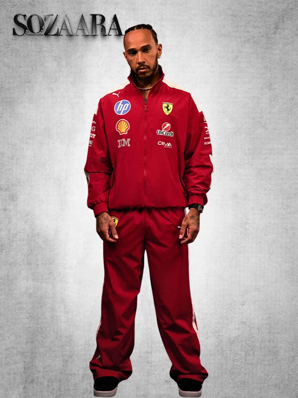 F1 2025 Puma x Scuderia Ferrari T7 drivers jacket Red