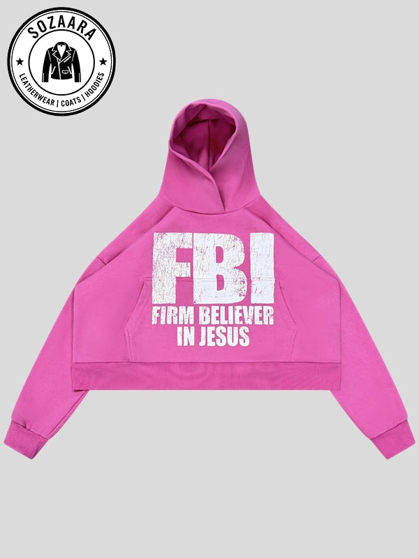 FBI Heaven On Earth Hoodie Pink