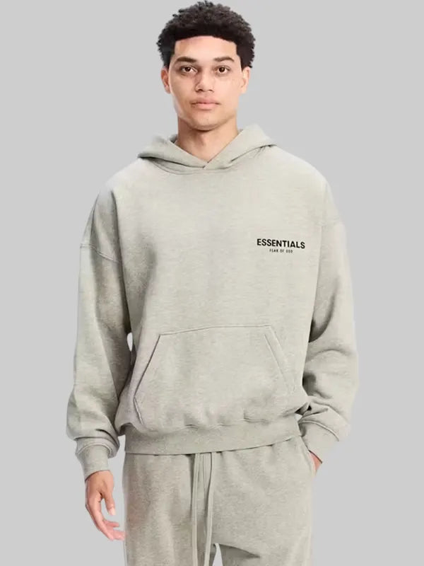 Fear of God Essentials Hoodie Dark Oatmeal