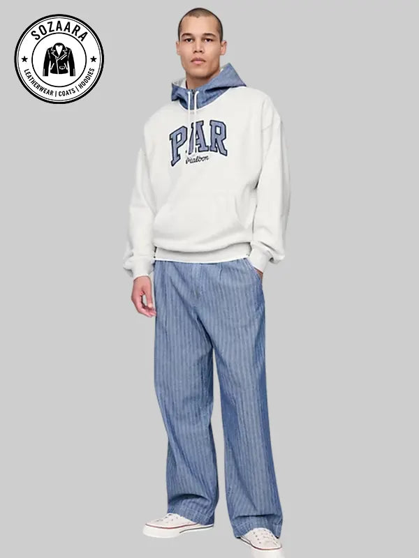 GAP x Malbon Golf Hoodie Heather Grey