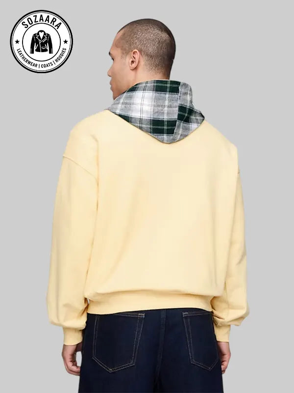 Gap x Malbon Heavyweight French Terry Logo Hoodie Cream