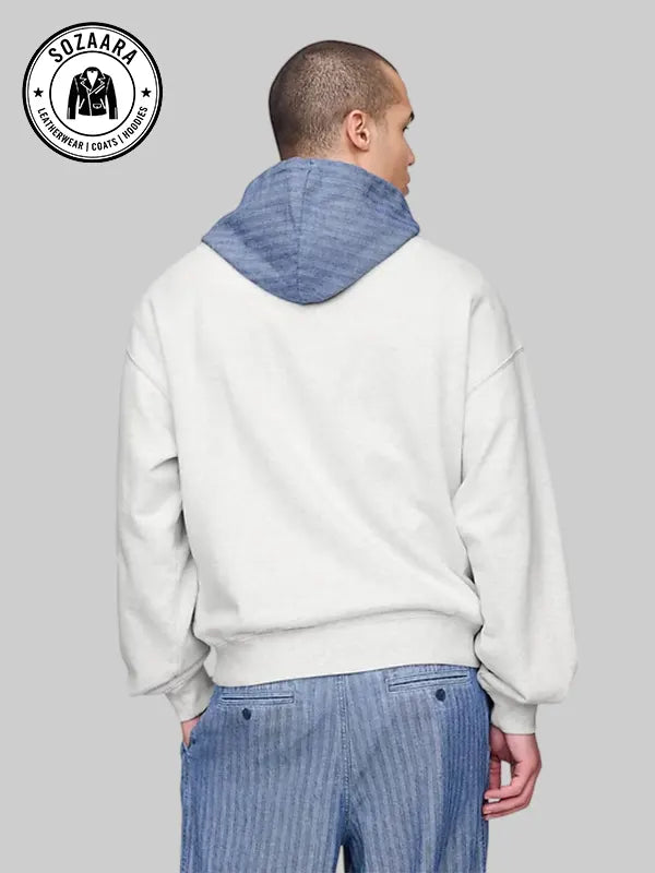 Gap x Malbon Golf Heavyweight French Terry Logo Hoodie Heather Grey