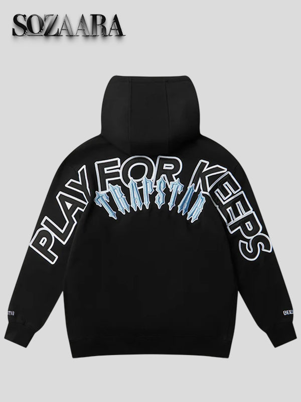 Geedup Play For Keeps x Trapstar Irongate Hoodie Black