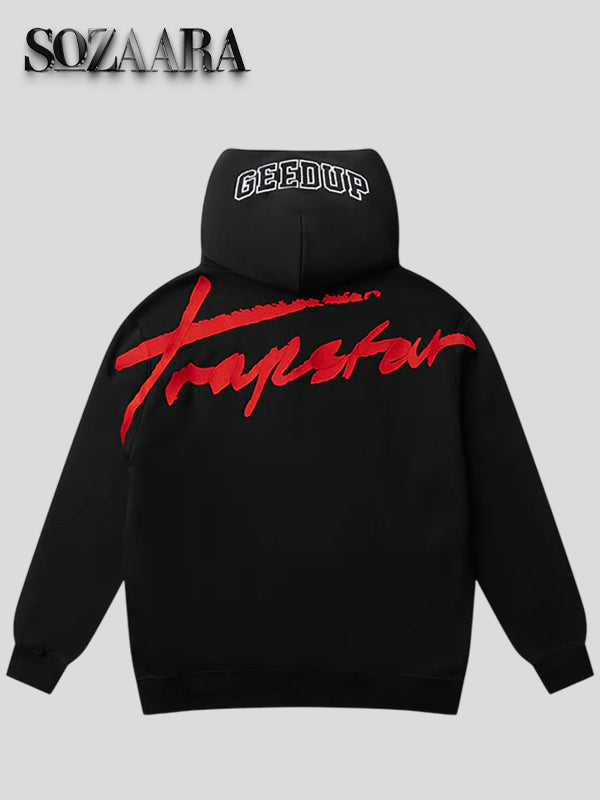 Geedup Team Logo x Trapstar Signature Jacket Hoodie Black