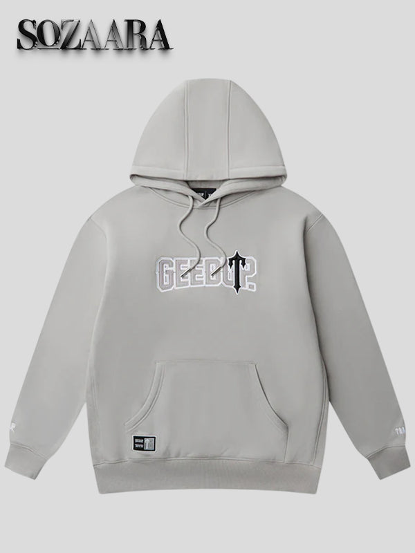 Geedup x Trapstar PFK x Irongate Hoodie Grey/Black – SOZAARA