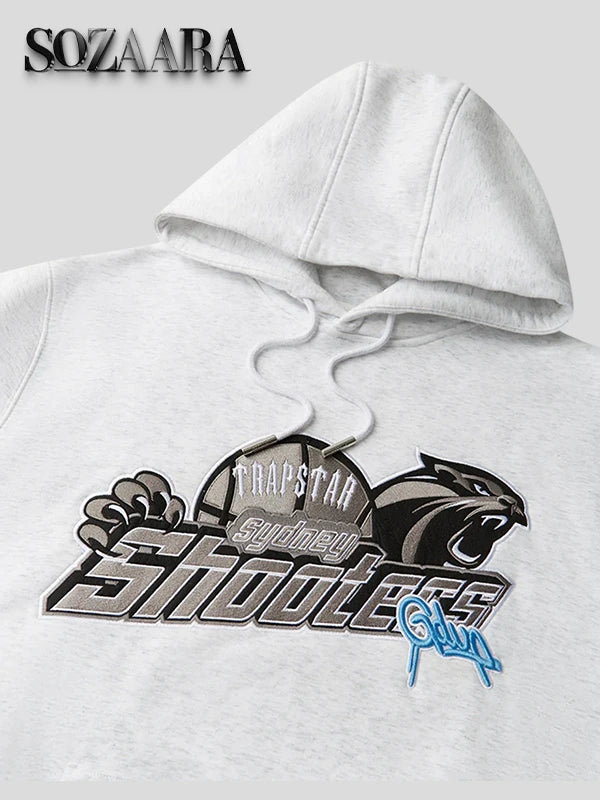 Geedup x Trapstar Sydney Shooters Grey Hoodie