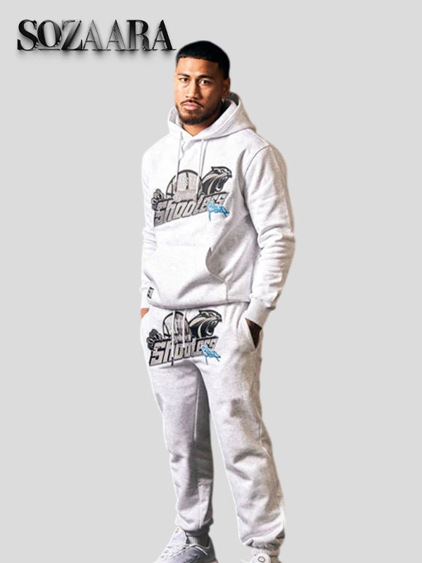 Geedup x Trapstar Sydney Shooters Hoodie Grey