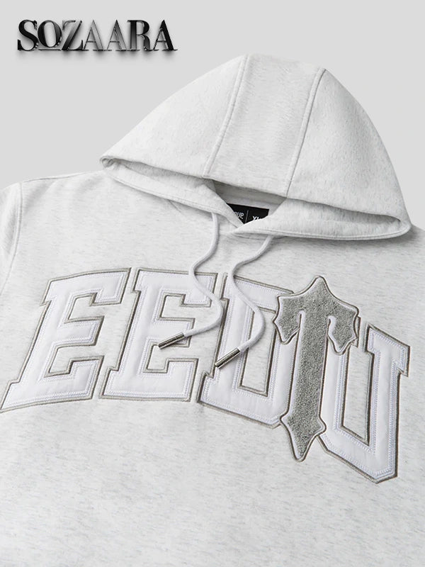 Geedup x Trapstar Team Logo x Irongate T Hoodie Grey