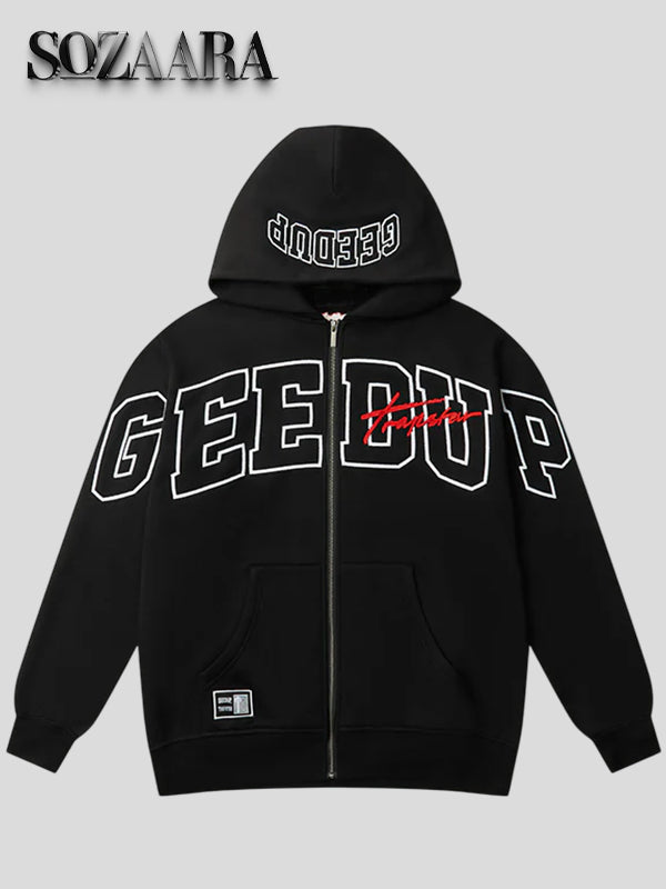 Geedup x Trapstar Zip Up Hoodie