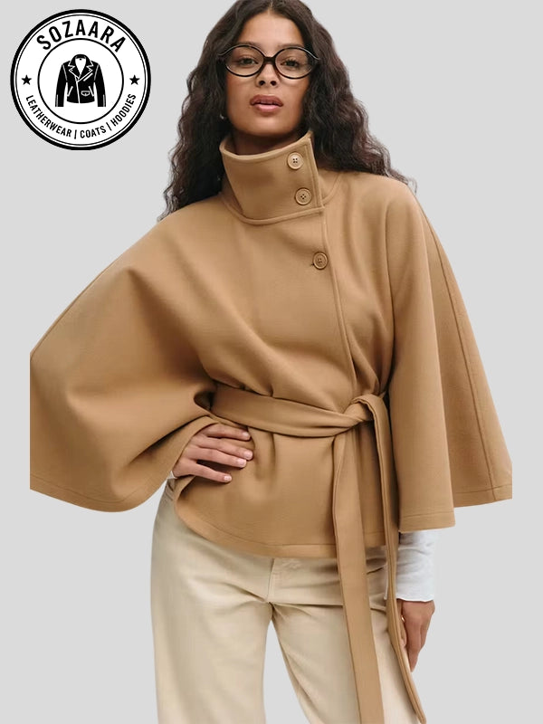Gina Tricot Cape Jacket Beige