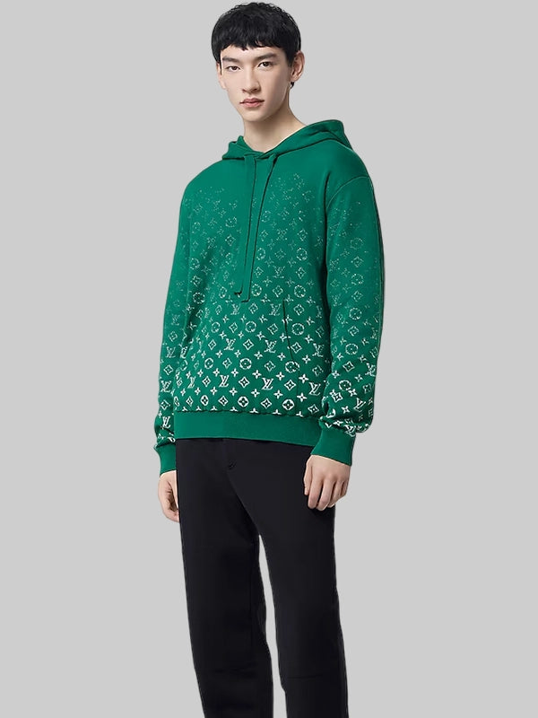 Green Monogram Gradient Hoodie Louis Vuitton 
