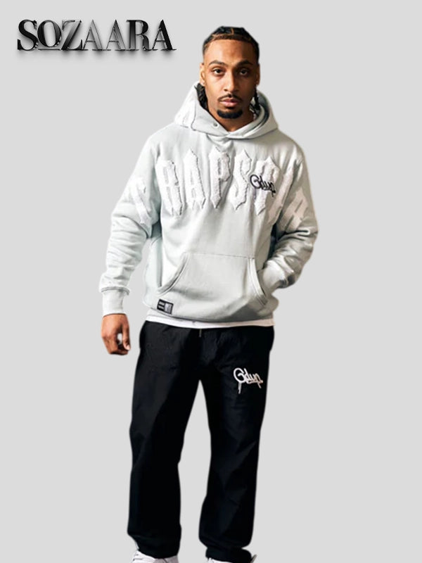 Handstyle x Irongate Arch Hoodie Cool Blueand White