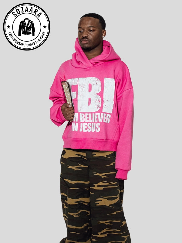 Heaven On Earth FBI Hoodie Pink