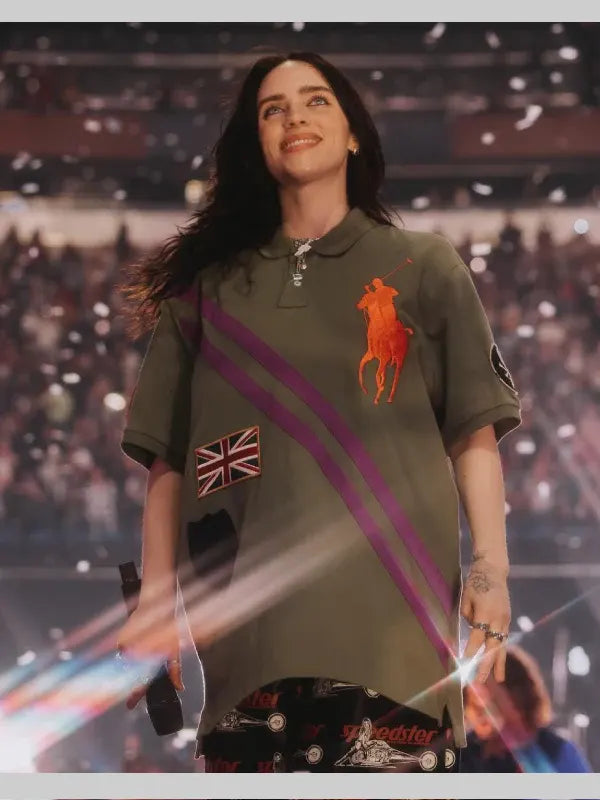 Hit Me Hard And Soft Tour Billie Eilish Polo Ralph Lauren Rugby Shirt