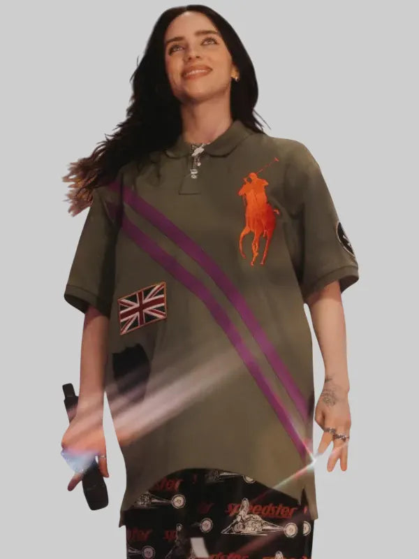 Hit Me Hard And Soft Tour Billie Eilish Polo Ralph Lauren Rugby Shirt
