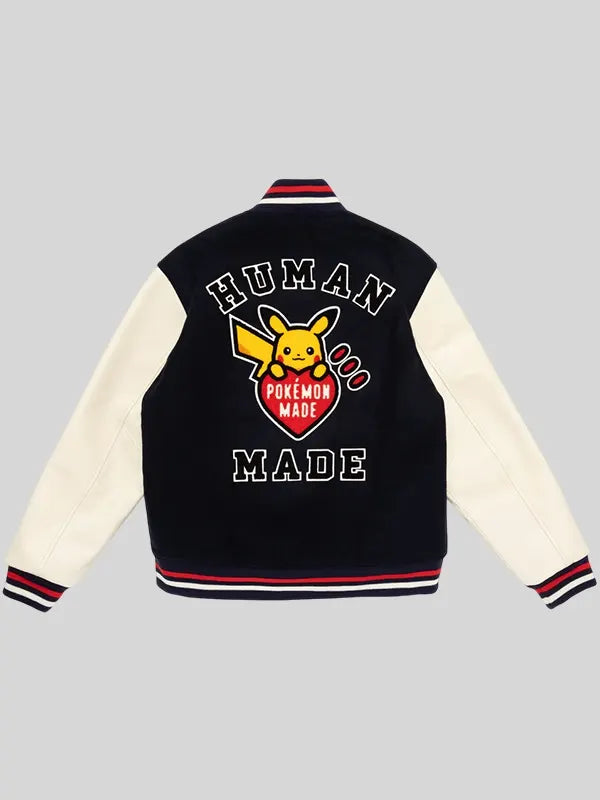 Human Made x Pokemon Black Varsity Jacket