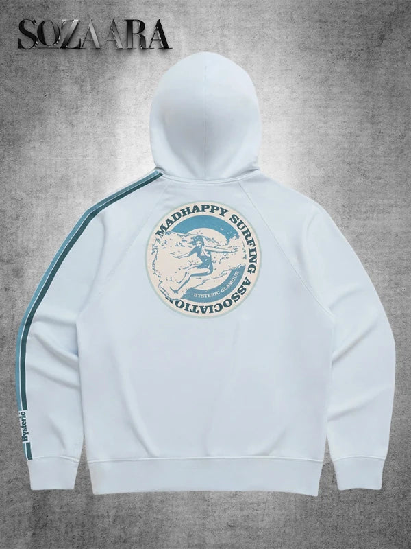 Hysteric Glamour Madhappy Surfing Association Hoodie Blue