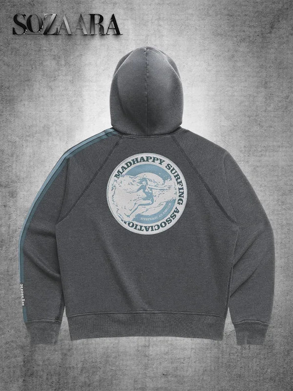 Hysteric Glamour Madhappy Surfing Association Hoodie Grey