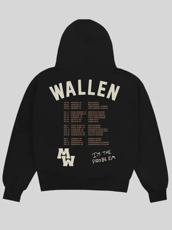 Im The Problem Dateback Tour Hoodie Black