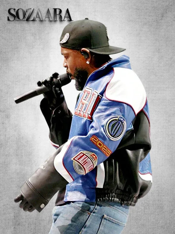 Kendrick Lamar Super Bowl LIX Leather Jacket