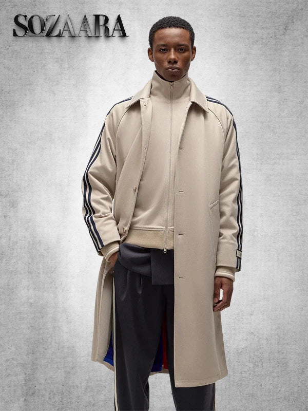 Kith x Adidas Trench Coat Light Beige