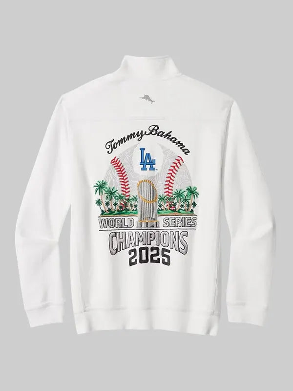 LA Dodgers Tommy Bahama 2025 World Series Champions Jacket
