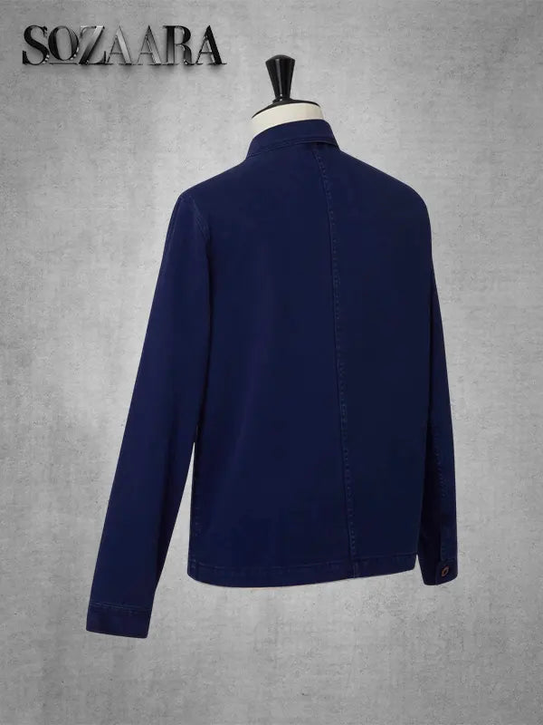 LUsine Bleue Coltin Work Jacket Blue
