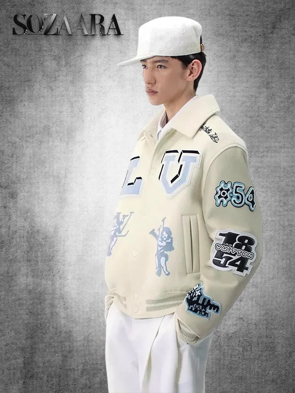 LV Bugs Bunny Varsity Jacket