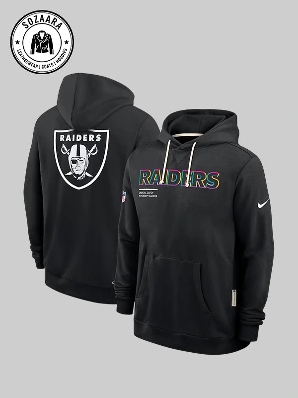 Las Vegas Raiders 2025 Crucial Catch Hoodie
