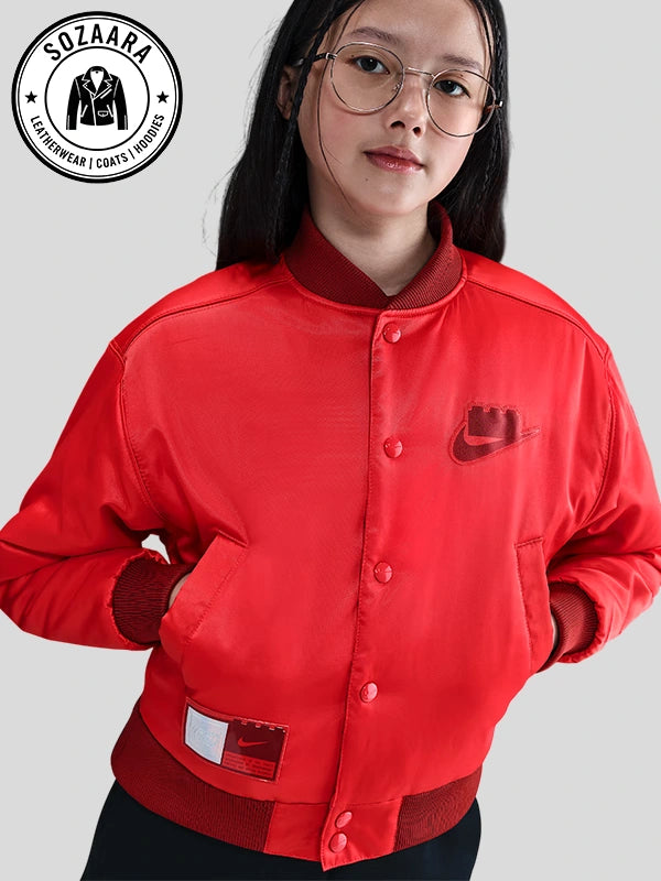 Lego x Nike Red Bomber Jacket