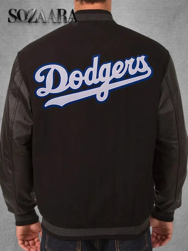 Los Angeles Dodgers Varsity Jacket Black