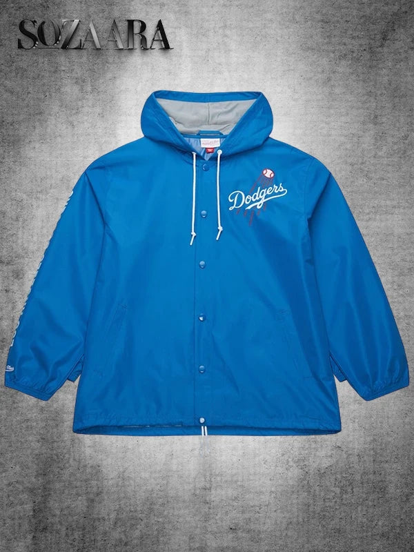 Los Angeles Dodgers Windreaker Coaches Jacket Blue