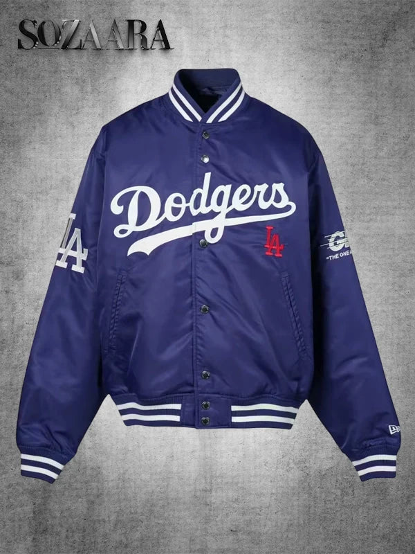 Los Angeles Dodgers x GR8 Varsity Jacket Blue