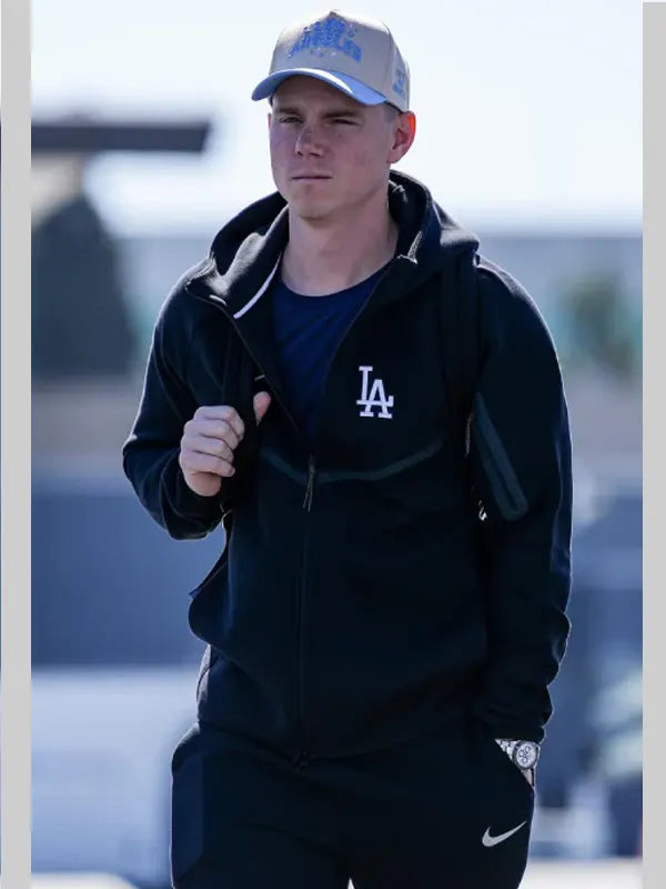 Los Angeles Dodgers Nike Tech Fleece Windrunner Jacket Hoodie